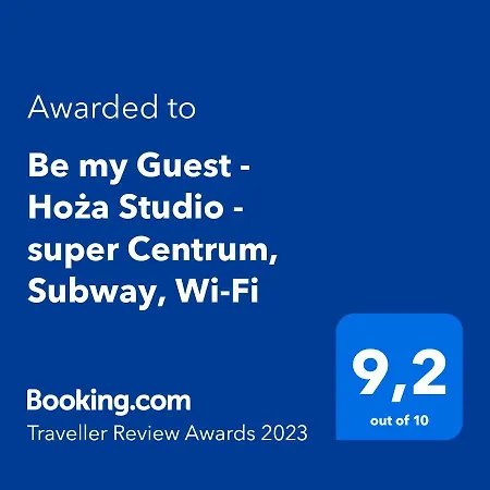 Be My Guest - Hoza - Pkin Super Centrum Metro Wi-fi Breakfast * Varšava